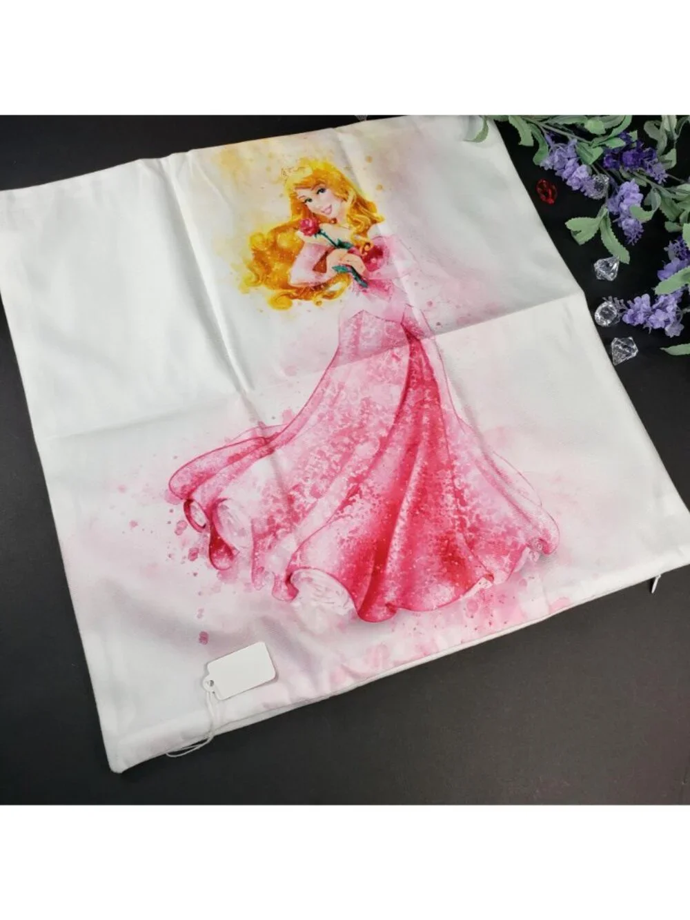 Aurora Accent Pillowcase Sleeping Beauty Home Decor Throw Sham Pillow Cover